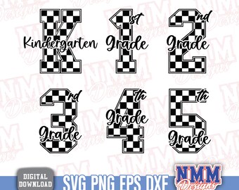 Preppy Back to School Floral PNG Bundle: Retro Teacher Shirt Designs (Digital Download