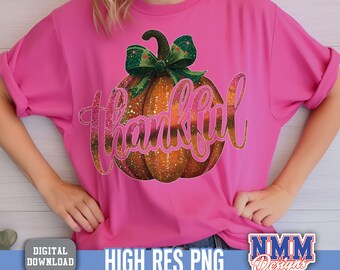 Coquette Pumpkin PNG: Trendy Thanksgiving Brushstroke Design (Digital Download)