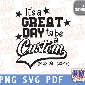 Custom School Mascot SVG: Sports Team Iron On (Digital Download)