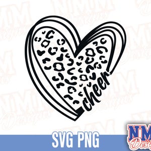 Bravo coeur Svg | Bravo maman png et clipart | Cheer Mama Svg pour les amateurs de sport | Cadeaux déco pour pom-pom girls