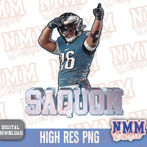 Saquon Barkley PNG: Philly Football Sublimation Design (Digital Download)
