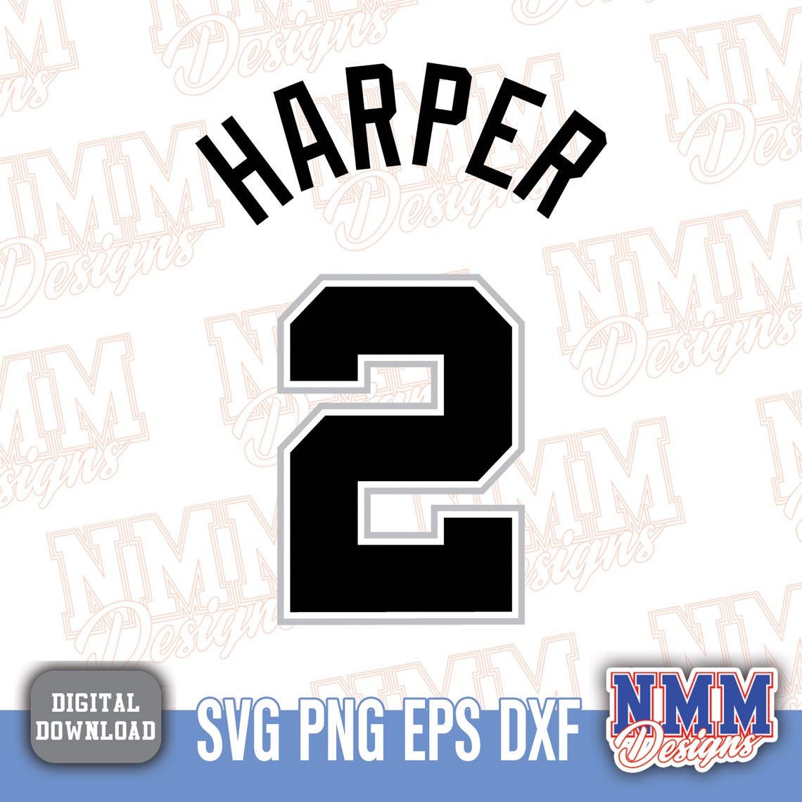 Harper Jersey SVG: Cricut Cut File San Antonio (digital Download) - Etsy