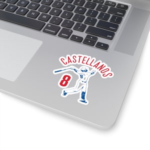 Castellanos Baseball Sticker: Philly Sports Transparent Vinyl