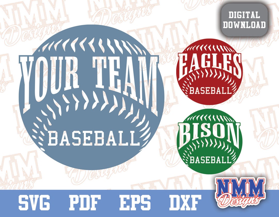 Custom Baseball Name Svg,dxf, Pg,png, Eps,custom Team Spirit Svg