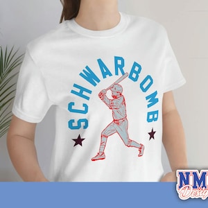 Schwarbomb Tee: Philly Baseball Unisex Kurzarm-Shirt