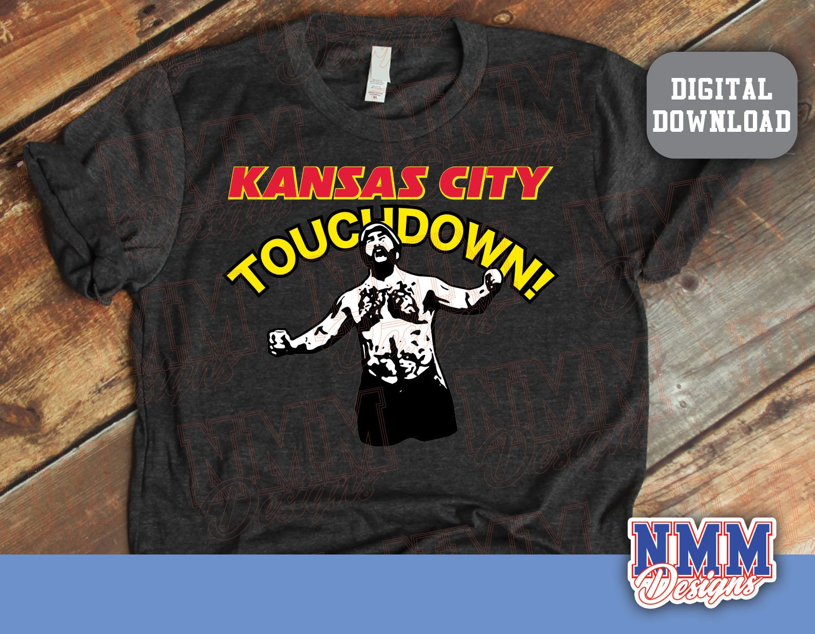 Kc Touchdown Rectangle Sign Kelce KC Touchdown SVG: Fan Art (digital Download) - Etsy