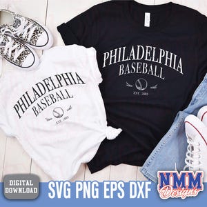 Philadelphia Baseball SVG & PNG Files | Philly Sports Clipart for Cricut Crafting Projects and DIY Designs