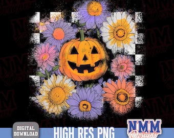 Floral Fall Pumpkin Png, Fall Pumpkin Png, Thanksgiving Png, Autumn Png, Fall Shirt, Fall Png, Boho Floral Pumpkins png, Halloween Png