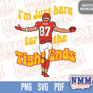 Kelce KC svg png, pdf, svg Dateien für Cricut, Vinylschnittdatei, für Shirts und Tassen, Aufbügeln für den Schulsport