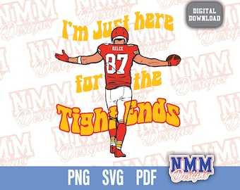 Kelce KC Chiefs SVG: Football Design for Cricut (Digital Download)