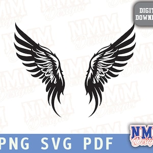 Angel, Angel Wings Cut file - SVG Instant Download digital download
