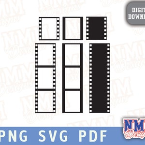 FILM STRIP SVG, Film Filmstreifen SVG, Bilderrahmen SVG, Kamera Rolle SVG