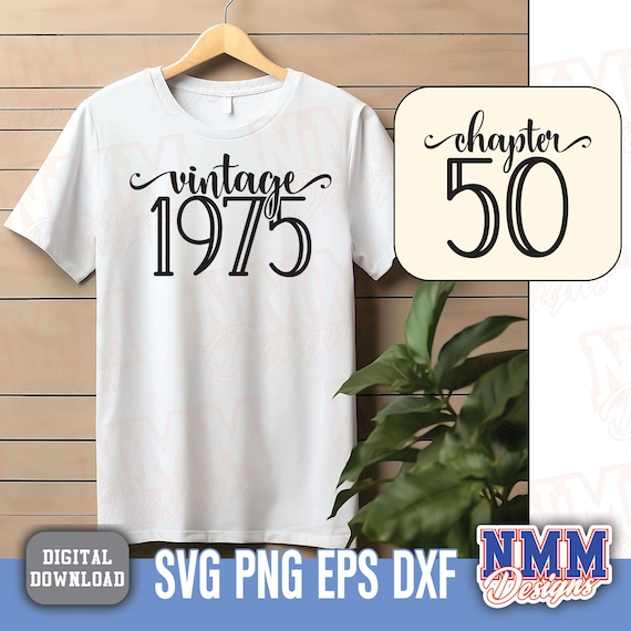 Classic 1975 Retro 50th Birthday Shirt – Personalized Gift For Men & Women