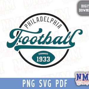 Philadelphia Football svg png, pdf, pliki svg dla cricut, plik do cięcia winylu, do prasowania dla drużyn sportowych