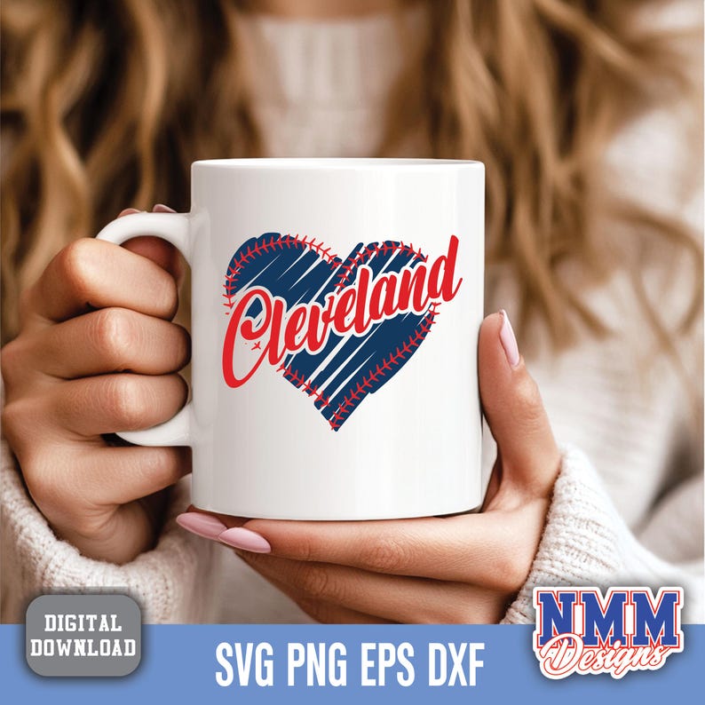 Cleveland Baseball SVG - PNG, PDF Files for Cricut, Vinyl Cut & Iron-on ...