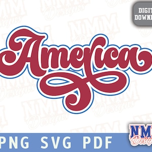 SVG America, SVG 4 luglio, PNG patriottico, Script, Download digitale, File tagliato, Sublimazione, Clip art