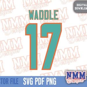 Waddle Jersey svg png, pdf, svg Dateien für Cricut, Vinylschnittdatei, für Shirts und Tassen, Aufbügeln für den Schulsport
