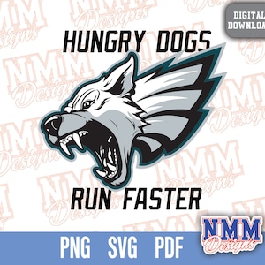 Philly Football Hungry Dog SVG: Cut File for Cricut (Digital Download)