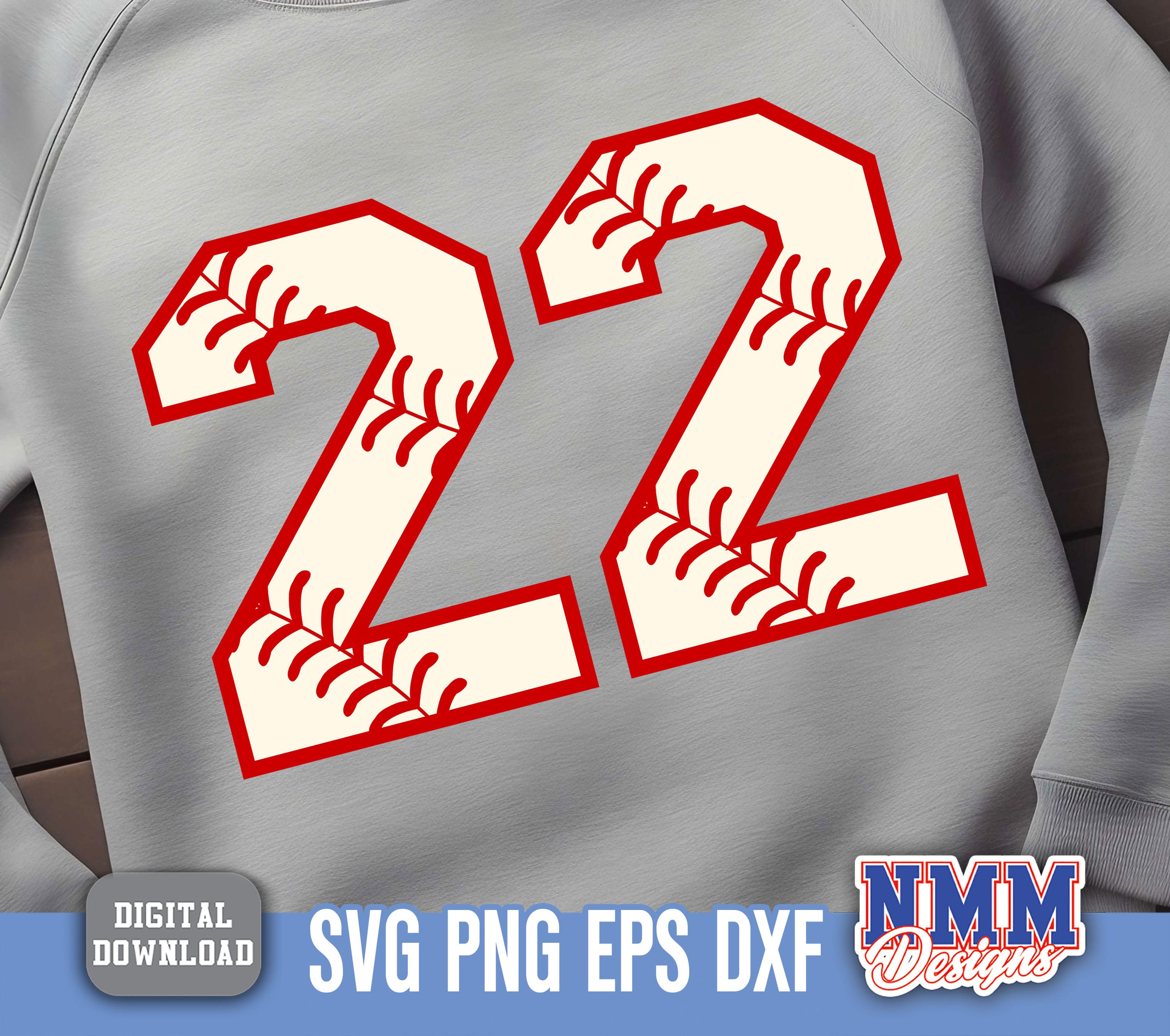 Baseball Numbers SVG, Themed Numbers (digital Download) - Etsy
