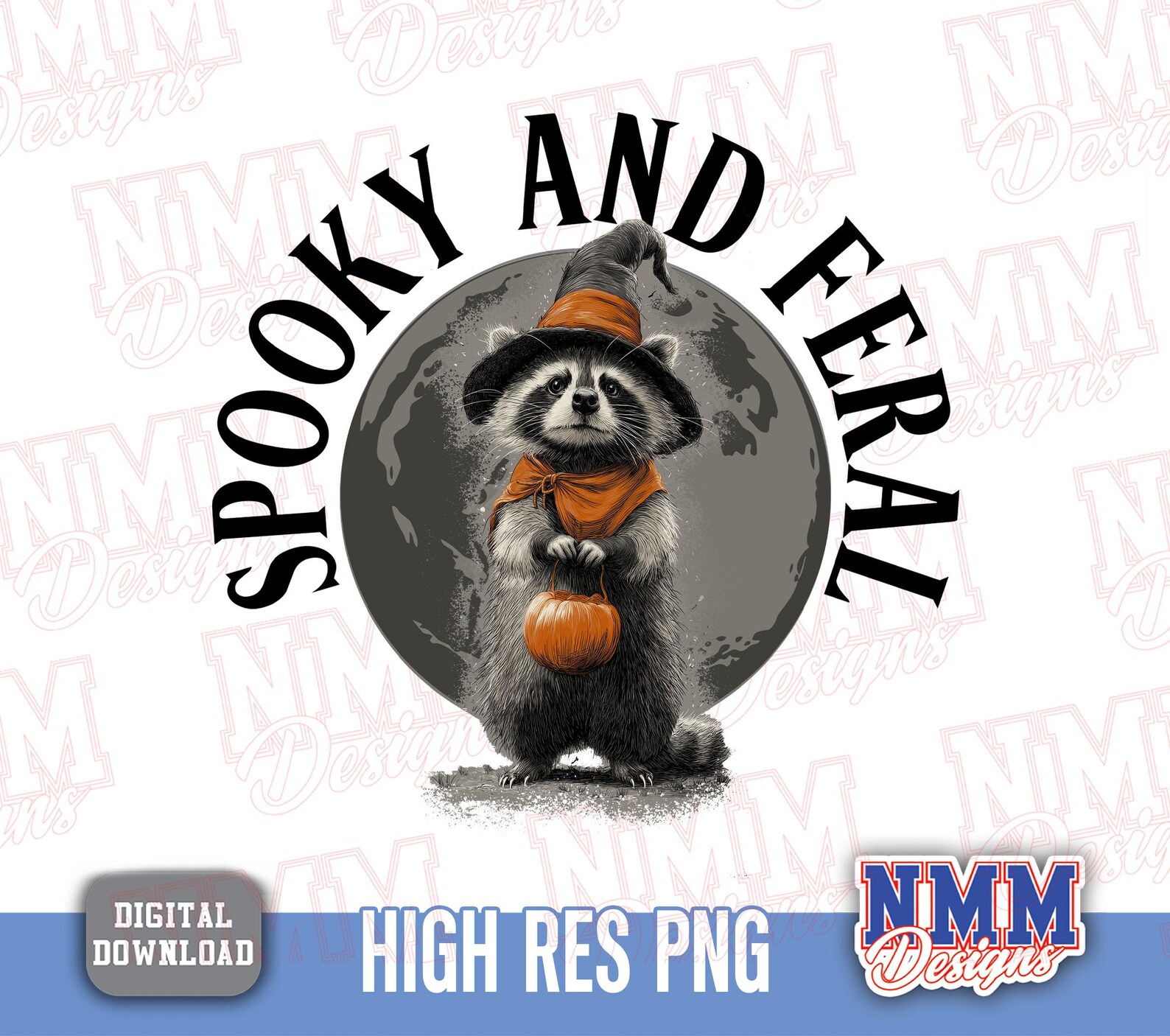 Spooky Raccoon Halloween PNG: Ghost, Skeleton, Pumpkin Costume (digital ...