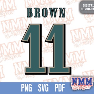 Braun Jersey svg png, pdf , svg Dateien für Cricut, Vinylschnittdatei, für Shirts und Tassen, Aufbügeln für den Schulsport