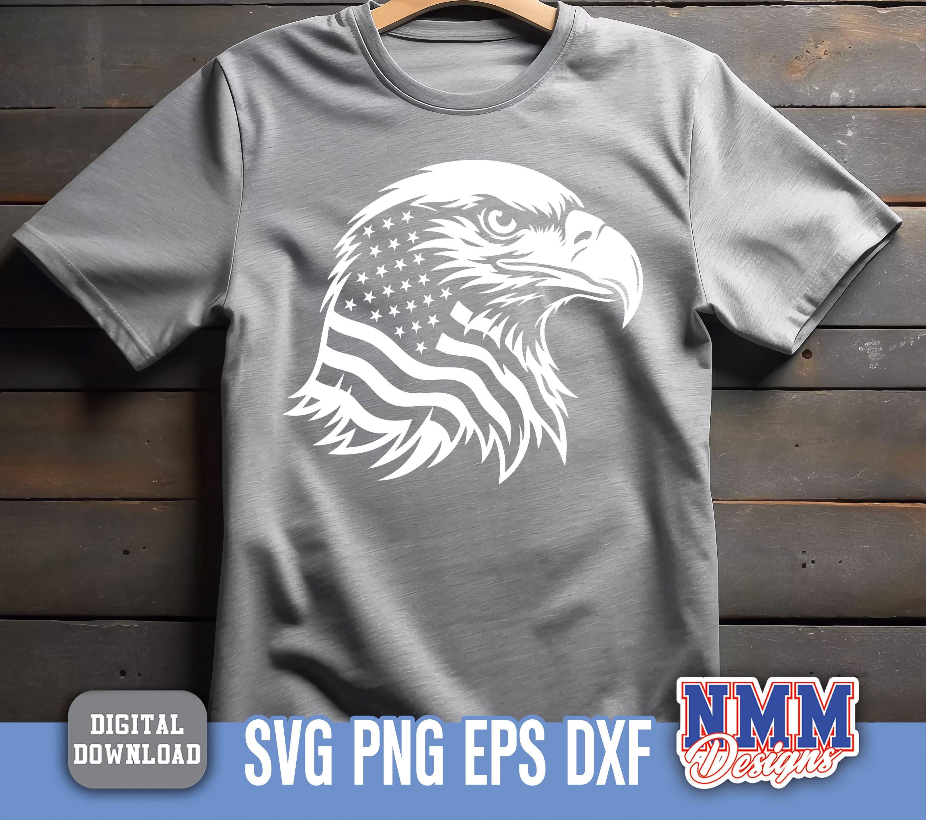 Patriotic Eagle SVG Cut File: Layered Vector Art (digital Download) USA ...