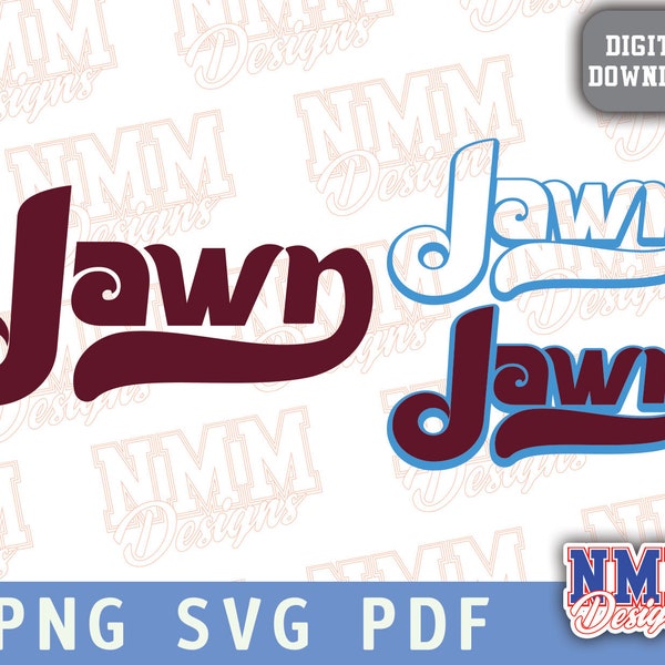 Jawn Philly Sports svg png, pdf, svg files for cricut, vinyl cut file, iron on Baseball Spring training