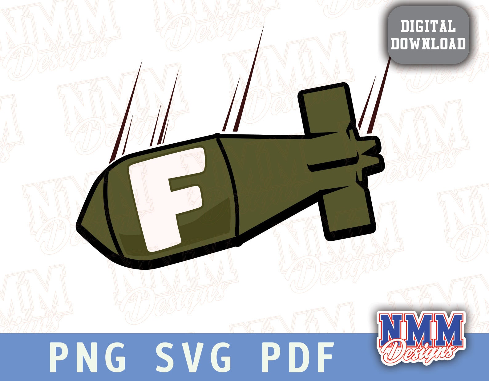 F-BOMB SVG F Bomb File for Cricut for Silhouette Cut Files - Etsy