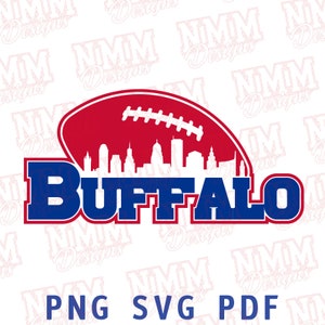 Buffalo Football svg png, pdf, svg Dateien für Cricut, Vinylschnittdatei, Aufbügeln