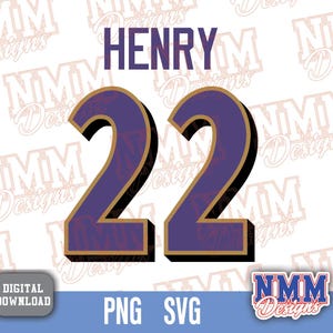 Henry Jersey svg png, pdf , svg Dateien für Cricut, Vinylschnittdatei, für Shirts und Tassen, Schulsport zum Aufbügeln