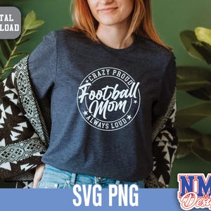 Fußball SVG - Fußball Mama Schnittdateien für Cricut & Silhouette | PNG Formate | Sport Mom Design-Ideen