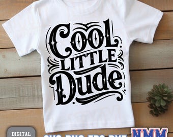 Little Dude SVG | Baby Onesie Design (Digital Download)