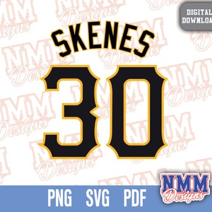 Skenes svg png, pdf, arquivos svg para cricut, arquivo de corte de vinil, para camisas e canecas, ferro em esportes escolares