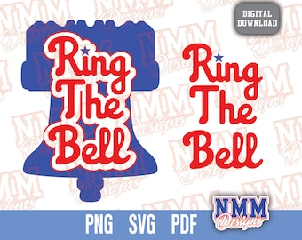 Ring the Bell Philly Sports SVG: Baseball Spring Training Cut-bestanden (digitale download)