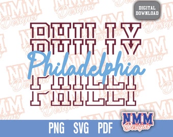 Philadelphia Baseball SVG: Philadelphia Phillies Iron On (Download Digital)