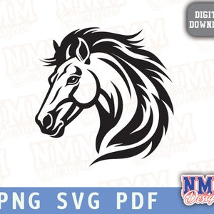 Horse Head SVG: Eagle Tattoo Design Vector (Digital Download)