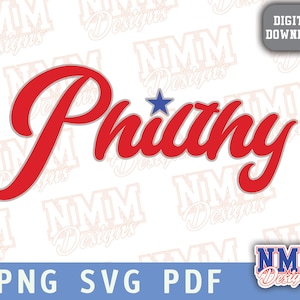 Philly Sports svg png, pdf, arquivos svg para cricut, arquivo de corte de vinil, ferro em Beisebol Futebol Futebol