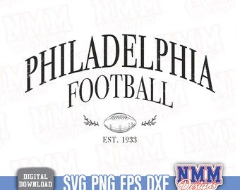 Philly Football SVG & PNG Files | PHL Sports Clipart for Cricut  Crafting Projects Philadelphia