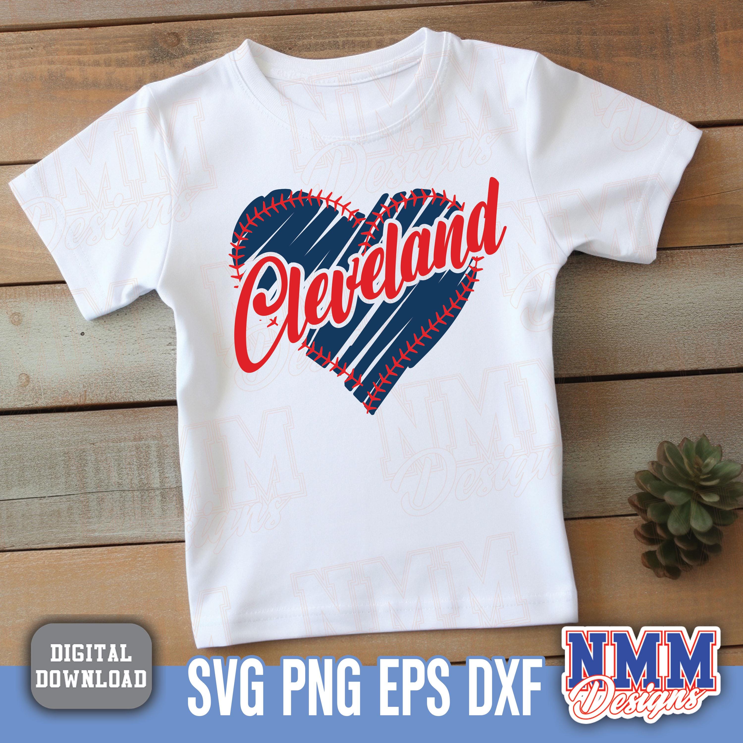 Cleveland Baseball SVG - PNG, PDF Files for Cricut, Vinyl Cut & Iron-on ...