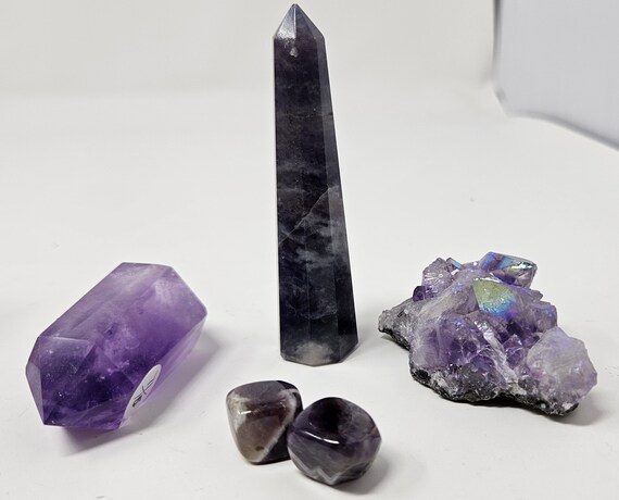 Amethest Bundle Rough Amethyst (10 Stone Bundle) main image 2