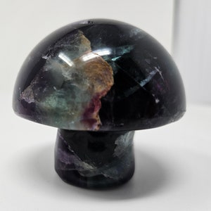 Flashy High Quality Fluorite Mushroom