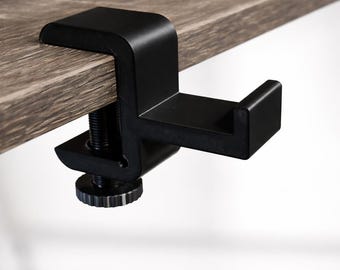 Soporte de escritorio para auriculares, colgador de auriculares para escritorio, organizador de escritorio para gamers, accesorio para el hogar y la habitación.