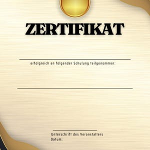template certificate certificate
