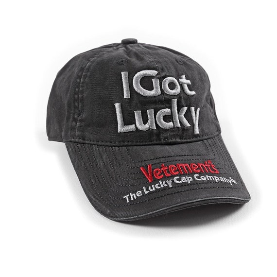 Vetements the Lucky Cap Company I Got Lucky Logo Limited - Etsy