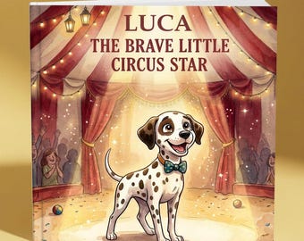 Personalised Circus Story Book – Custom Name Adventure for Kids (Birthday Gift)