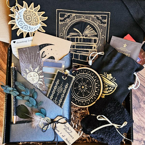 Cita a ciegas con un libro - Juego completo - Celestial oscuro - Caja de regalo misteriosa