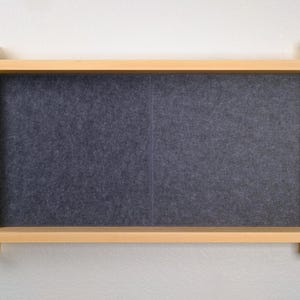 Felt Pin Board Shelf: Home, Office, Bedroom, Living Room, Wall Decor, Art Display image 7