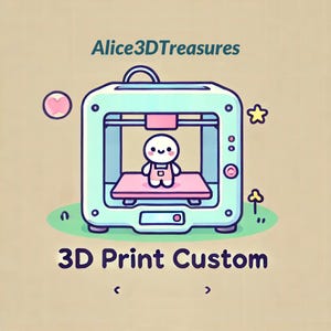 Custom 3D Printed Design - Personalized 3D Printing Service, Unique Customizable Gifts, Home Decor, Toys, and More, Perfect for Any Occasion