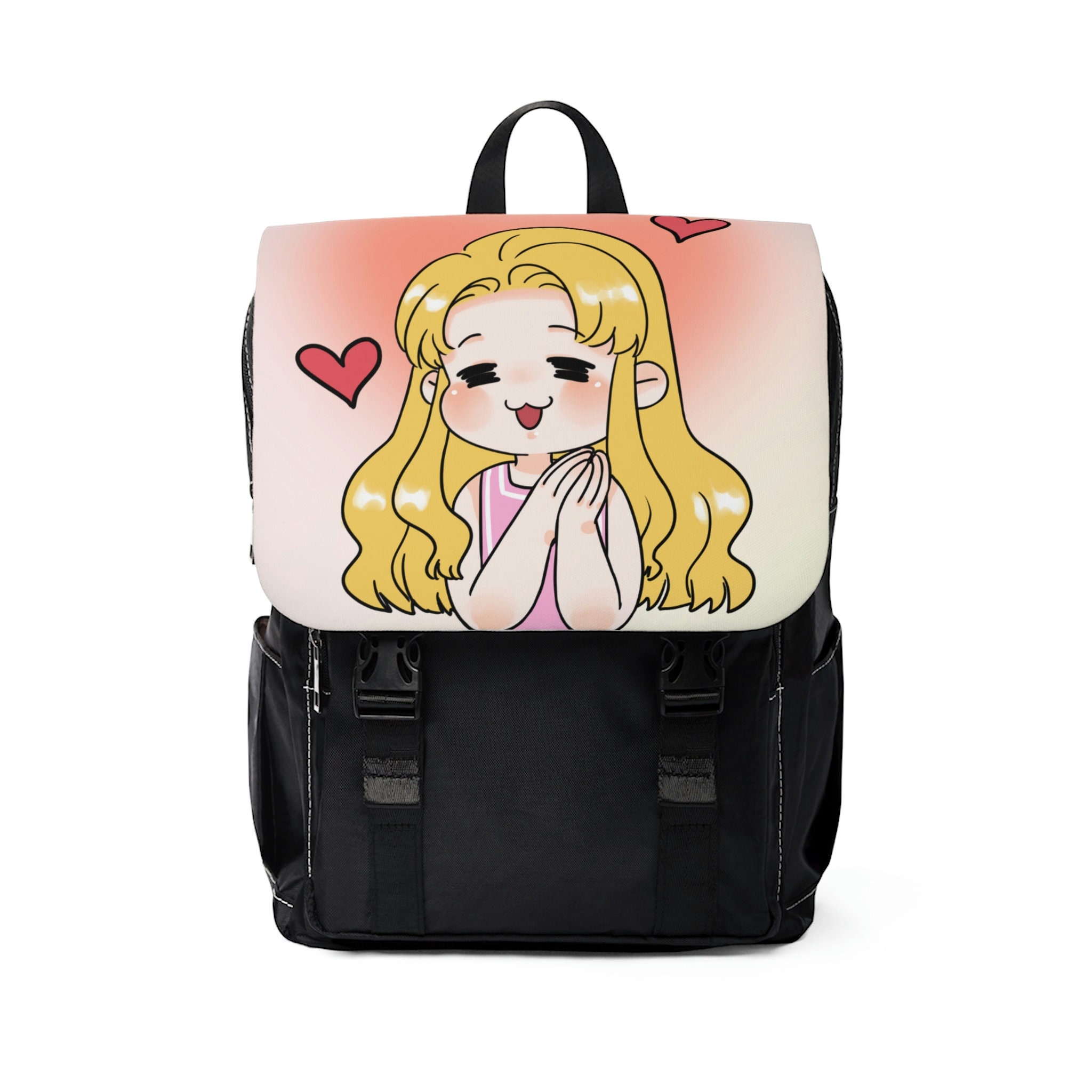 Discover In love Unisex Casual Shoulder Backpack