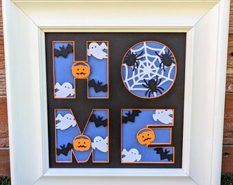 3D HOME SVG HALLOWEEN